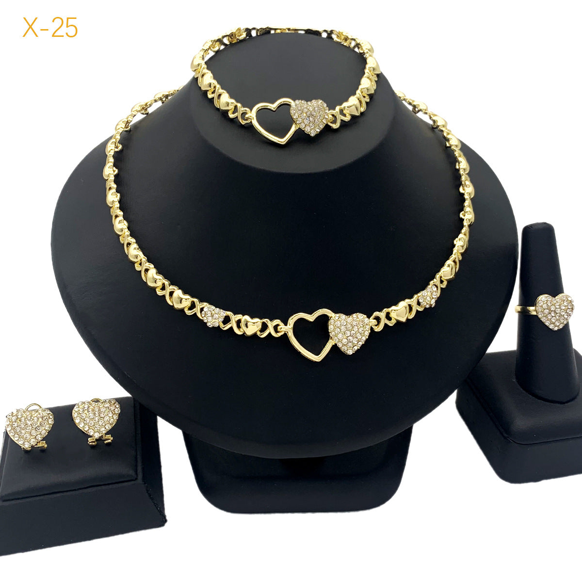 Classic XO Jewelry Four-piece Set
