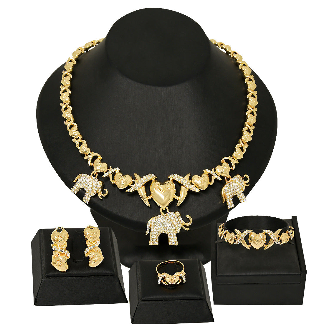 Classic XO Jewelry Four-piece Set