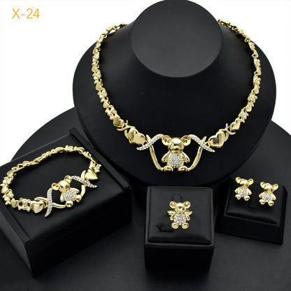 Classic XO Jewelry Four-piece Set
