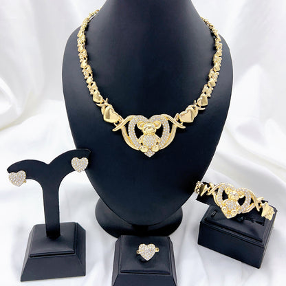 Classic XO Jewelry Four-piece Set