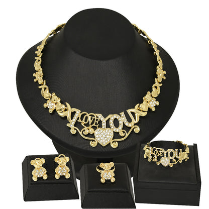 Classic XO Jewelry Four-piece Set