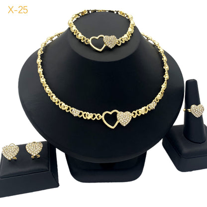 Classic XO Jewelry Four-piece Set
