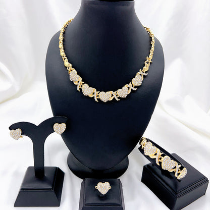 Classic XO Jewelry Four-piece Set