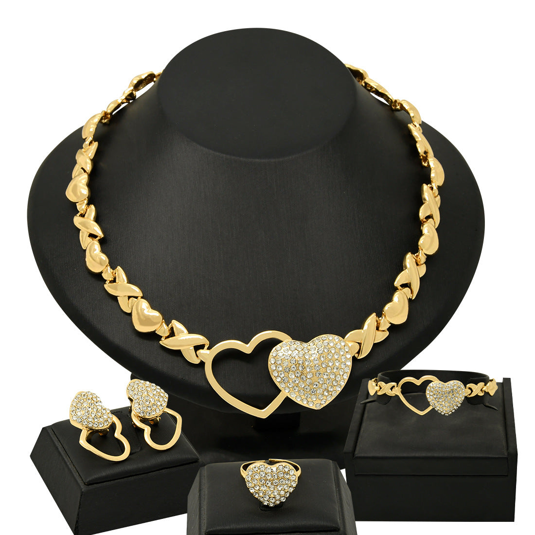 Classic XO Jewelry Four-piece Set