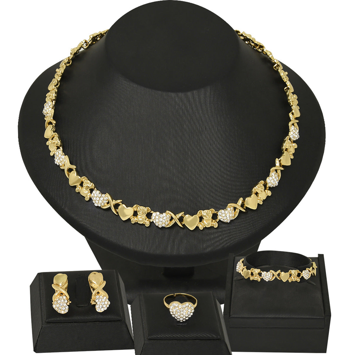 Classic XO Jewelry Four-piece Set