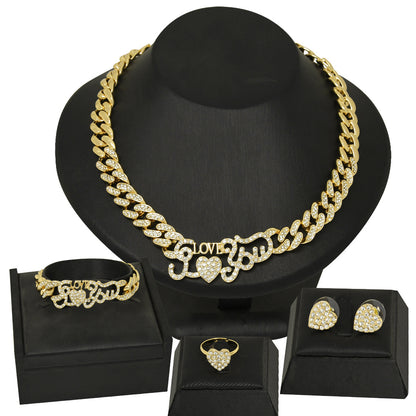 Classic XO Jewelry Four-piece Set